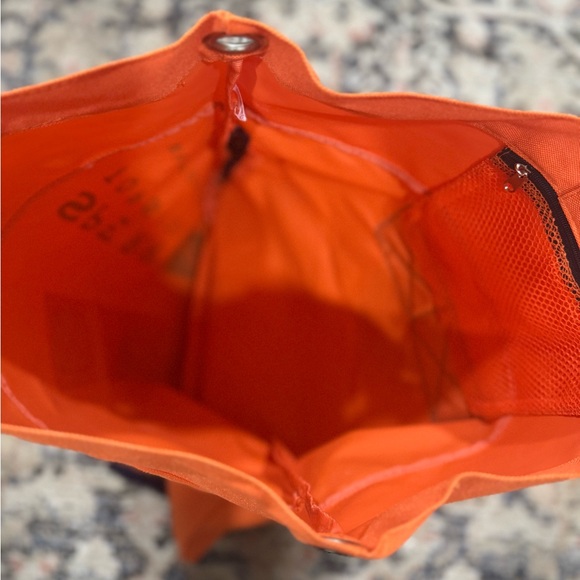 Sperry Vintage Topsider Orange Duffle Backpack Beach Pool Bucket Tote Bag NWOT’s - Picture 7 of 7